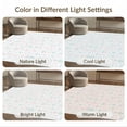 thumbnail image 7 of ODIKA 6'x9' Washable Area Rug Cute Navy Print Whimsical Playful Entry Scattered Pink Flowing Dynamic for Family Room, Living Room, Master Bedroom, Non-Slip, Easy Care, 7 of 7