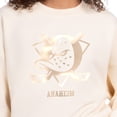 thumbnail image 3 of Women's Starter Cream Anaheim Ducks Boxy Cropped Sweatshirt, 3 of 3
