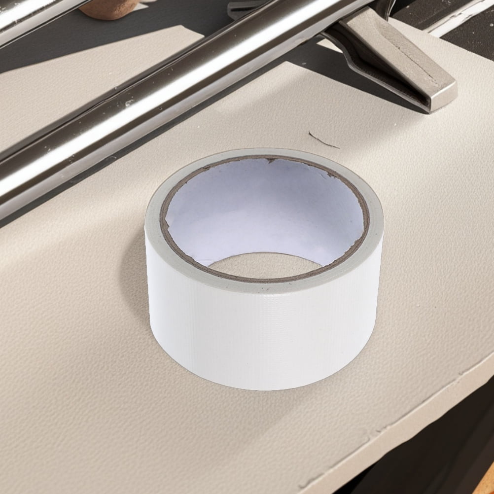 Raindrops White Fabric Window Sealing Tape, Strong Adhesion, Windproof, Thermal Insulation for Home and Winter Weather