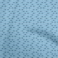 thumbnail image 1 of oneOone Polyester Spandex Medium Blue Fabric Conversational Moustache Fabric For Sewing Printed Craft Fabric By The Yard 56 Inch Wide, 1 of 4