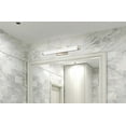 thumbnail image 2 of Lithonia Lighting Contemporary Cylinder 3K LED Vanity Light, 2-Foot, Brushed Nickel, 2 of 2