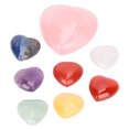 thumbnail image 2 of Natural  Stone Set, Unique Colour And Pattern Gift For Others Natural  Heart Shaped Stones 8 X  For Decoration, 2 of 8