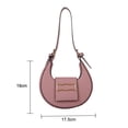 thumbnail image 2 of Bolso de moda con forma de media luna para debajo del brazo, 2 of 5