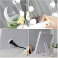 thumbnail image 4 of Lighted Makeup Mirror, Vanity Mirror with Lights, Portable Cosmetic Mirror with 10X Magnifying Mirror, LED Lighted Mirror with Touch Sensor Dimming, 9" x 12", White, 4 of 6