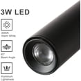 thumbnail image 5 of Lámpara de lectura negra, lámpara de cuello de cisne flexible LED de 3 W, 3000 K, luz de lectura de pared de 240 V con interruptor para dormitorios, salas de estar y salas de estar interiores., 5 of 5
