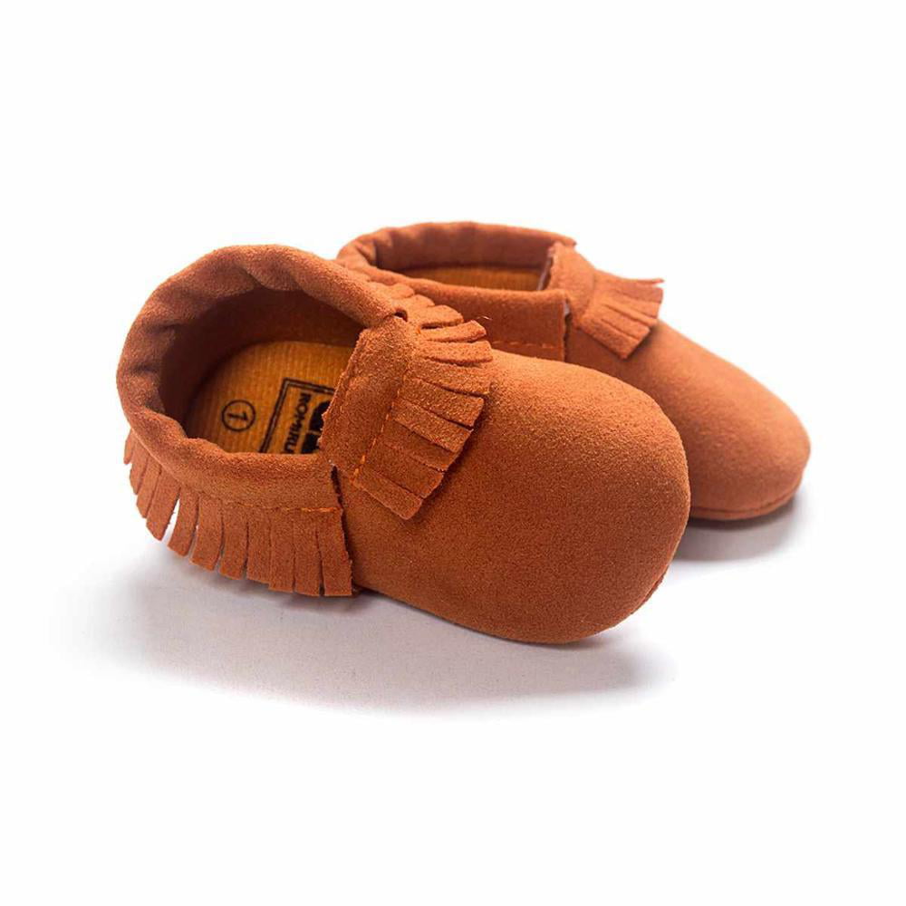 Toddler Shoes Boys Baby Moccasins PU Suede Leather Newborn  Baby Shoes 6-12month