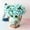 Blue, variant on 15 Mini Artificial Roses - 5 Stems Plastic Flowers for Home Decoration