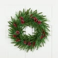 thumbnail image 6 of Northlight Real Touch™️ Wind River Fir with Glittered Pinecones Artificial Christmas Wreath - 24" -, 6 of 9