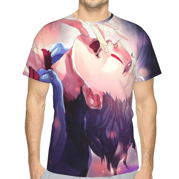 Hunterxhunter Hisoka Unisex 3d Pattern Printed Short Sleeve T-Shirts Casual Graphics Tees Small