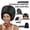 Black, variant on Purple Bonnet Hair Dryer Diffuser Attachment For Curly Hair Deep Conditioning