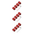 thumbnail image 4 of Kenally Paquete de 4 tapas de válvula de neumático de coche de aleación de aluminio antipérdida Universal profesional protección a prueba Type7 NO7, 4 of 6