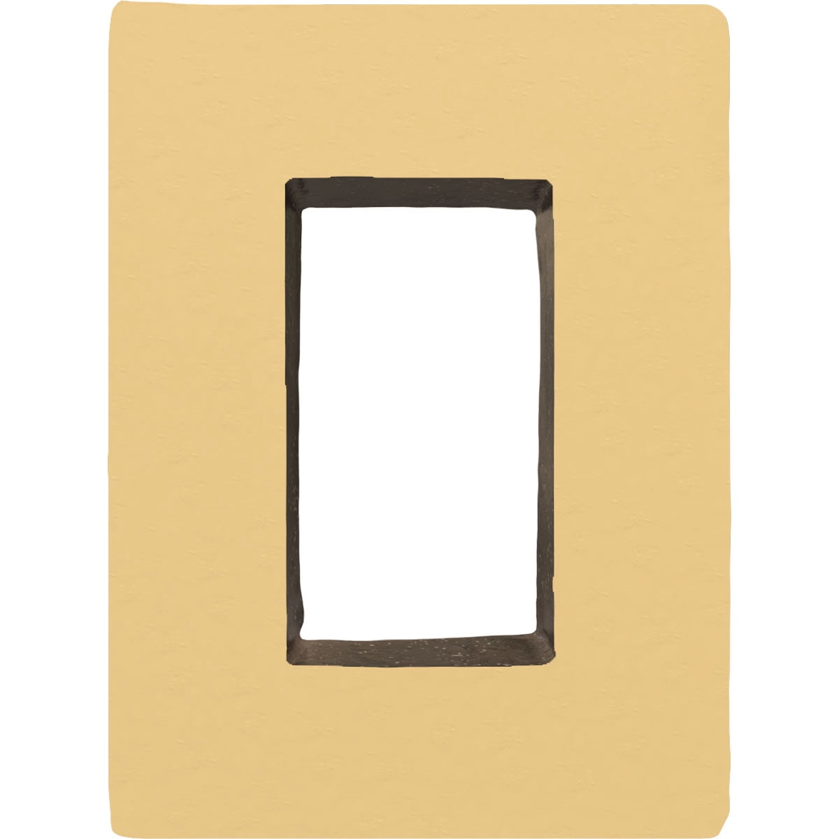 Ekena Millwork 4"W x 3"D x 7 7/8"H Universal Electrical Cover for EverStone Faux Stone Siding Panels, Willow Peak