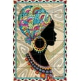 thumbnail image 1 of Tile Mural Kitchen Backsplash - African Profile - by Marjorie Sarnat, 1 of 1