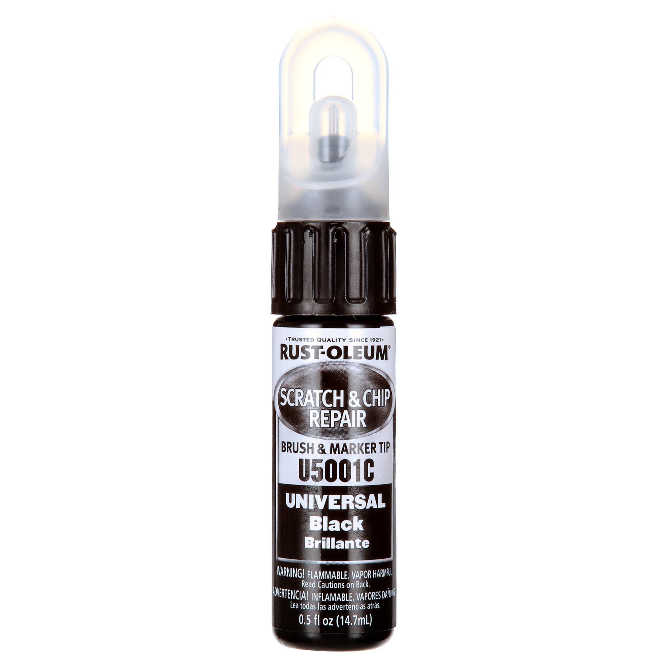 Black, Rust-Oleum Automotive Gloss Scratch & Chip Repair Marker-U5001C, 0.5 fl oz