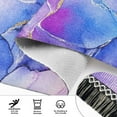 thumbnail image 6 of Yayeee Runner Rug for Bedroom 2'x6' Machine Washable Hallway Non Slip Mat, Pastel Pink Marble Pattern, 6 of 8