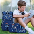 thumbnail image 7 of AHMOMEI 16.54" Height 3 Pieces Backpack Set, Casual Animal Print Daypack Bundle with Crossbody Lunch Bag & Pencil Case Picnic, Trips, Gym & Daily Leisure, 7 of 7