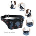 thumbnail image 6 of Fanny Pack for Women Men,Crossbody Fanny Pack Water Resistant Sports Waist Bag Pack, Belt Bag for Travel Hiking Running, 6 of 6