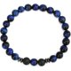 thumbnail image 5 of Pulseras de abalorios para hombre, abalorios de piedra volcánica de roca de lava mate, elásticas para mujer, kaili Sencillez, 5 of 5