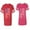 Men Red / Women Pink, variant on American Flag Matching Couple Cotton Jerseys (Men Red / Women Red) (Men L / Women L)