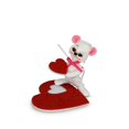thumbnail image 3 of Annalee Dolls 2020 Valentine 3in Piece of My Heart Mouse Plush New with Tags annalee dolls NA, 3 of 3