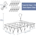 thumbnail image 3 of Étendoirs à Linge en Acier Inoxydable, Séchoir à Linge, Corde à Linge Suspendue, 3 of 4