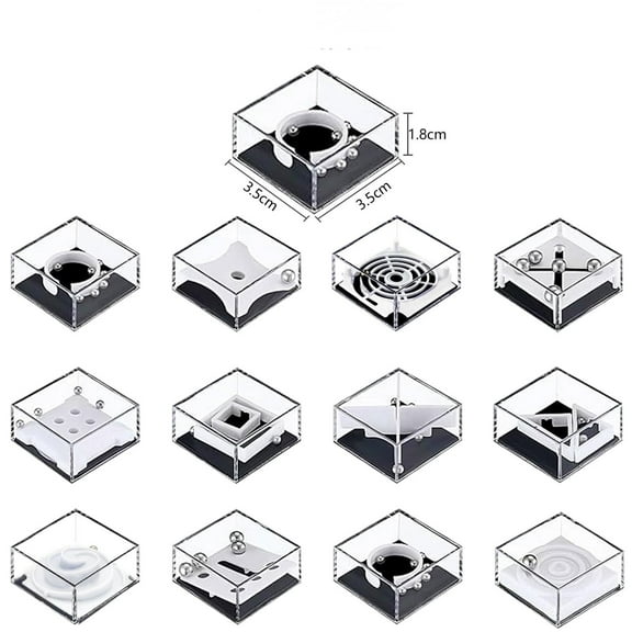 ToysYGift 24-Piece Ball Maze Puzzle, Palm-Sized Building Blocks, for Brain Training and Stress Relief Activities Birthday Christmas Gift