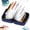 Blue, variant on Waterproof Pill Organizer A8 Binder Set Pill Pouches for Travel 14PCS Bags Inside Large Zippered Pouch Bpa-Free Weekly Medicine Air Tight Pocket Color-Coded Reusable Travel Storage System