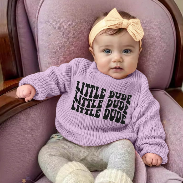 Ketyyh-chn99 Toddler Baby Boy Knit Sweater Baby Girl Boy Sweater