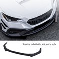 thumbnail image 4 of Front Lip Splitter, 3 Pcs Front Bumper Lip Body Kit Crash Protection Aerodynamic Glossy Black Easy Install  for  STI VB 2022 Onwards, 4 of 7