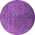 thumbnail image 1 of Ahgly Company Indoor Round Oriental Pink Industrial Area Rugs, 5' Round, 1 of 4