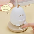 thumbnail image 4 of Led Night Light Silicone Night Light Whimsyglow Rechargeable Night Light Charming Cartoon Design Flicker-free Dimmable, 4 of 5