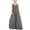 Grey, variant on Women's Sleeveless Summer Long Straps Maxi Sling Dress