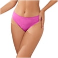 thumbnail image 1 of Womens Solid Color Pants With Low Waist Comfortable Breathable And Fashionable Briefs (Womens Triangle Briefs), 1 of 6