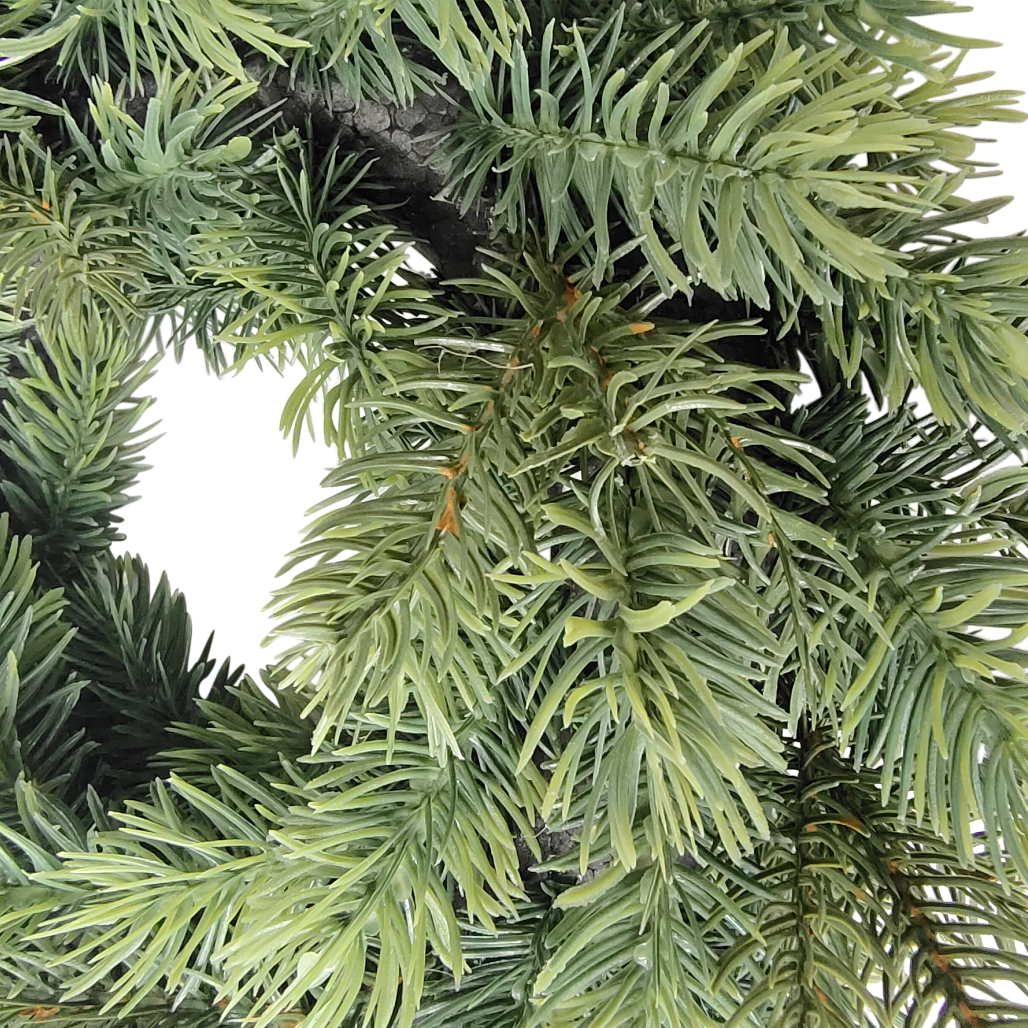 Green Pine Artificial Christmas Wreath 11.75-Inch Unlit