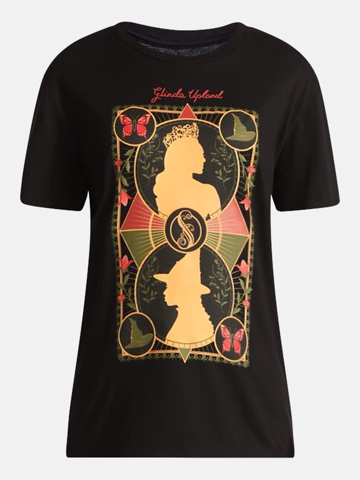 Wicked Women's Graphic Print Tee with Short Sleeves, Sizes XXS-XXL