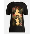 thumbnail image 5 of Wicked Women's Graphic Print Tee with Short Sleeves, Sizes XXS-XXL, 5 of 5