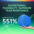 thumbnail image 3 of TPU Filament 1.75mm Flexible Roll, 95A Soft 3D Printer Filament, 1kg Spool (2.2 lbs), Fit Most FDM Printer (TPU Digital Blue), 3 of 3