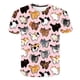 thumbnail image 1 of Anime Cartoon Totoro Teenager Men's and Women's T-Shirts Casual Print Hip Hop Harajuku Personality Round Neck Short Sleeve Top7T Gong Bohan LED, 1 of 2