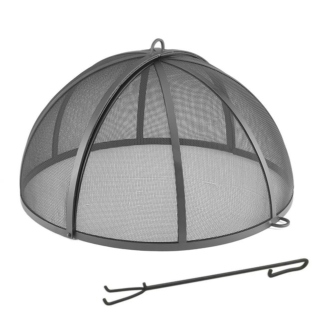 Good Directions 775 Heavy Duty Fire Pit Spark Screen Hinged for Easy Access, 30 Inch