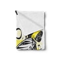 thumbnail image 2 of Drums Soft Flannel Fleece Throw Blanket, Retro Musical Items and Artwork of Strokes Polka Dots Butterflies, Cozy Plush for Indoor and Outdoor Use, 50" x 60", White Charcoal Grey, by Ambesonne, 2 of 5