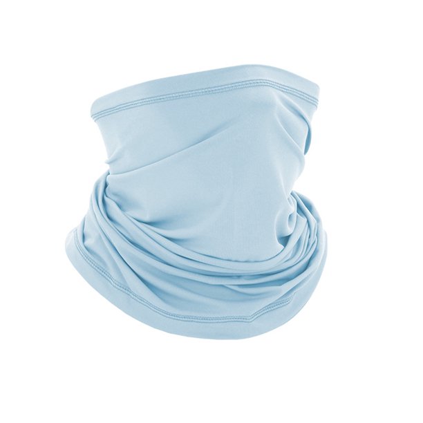 Naiovety Braga para el cuello a prueba de frío, seda helada, Color brillante, Unisex, cómodos bucles para las orejas, durabilidad, accesorios para Ciclismo Azul claro Naiovety OD019386-14