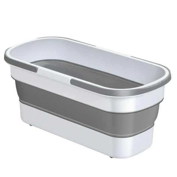 Portable Collapsible Storage Bucket – Durable Plastic Pail for Outdoor Use and Household Chores