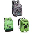 thumbnail image 1 of Sacs à Dos Minecraft pour Enfants Garçons Filles Sac d'École de Voyage, 1 of 4