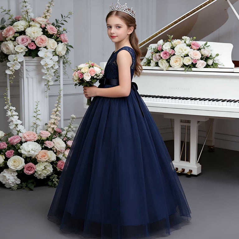 bridesmaid dresses young girls Kennedy Blue Lanie Junior Dress Eucalyptus our range features vibrant colors DeHolifer Little Girls Lace Bridesmaid