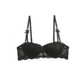 thumbnail image 3 of Sakmal Everyday Women Bras Lace Underwire Push Up Lace Black Back Smoothing Womens Bras 38, 3 of 4
