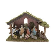 Angle View: 11-Piece Nativity Set
