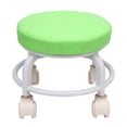 thumbnail image 2 of Tabouret Roulant, Tabouret de Salon avec Roues Vert Faible Bruit Ergonomique pour Bureau, 2 of 7