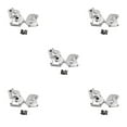 thumbnail image 3 of Dalazy Durability Medium Gear Box Housing For ECX 1/12 RC RGT 136100 Power silver 5Set, 3 of 6