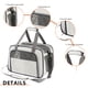 thumbnail image 2 of Bolsas transportadoras para perros y gatos, bolsa transpirable para salidas de mascotas, suministros para mascotas (gris claro), 2 of 8