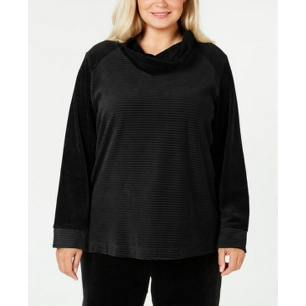 karen scott plus size drawstring pants